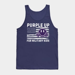 SPREAD PURPLE UP FOR MILITARY KIDS Tank Top